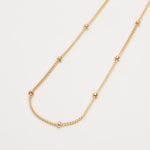 Load image into Gallery viewer, dainty gold dot anklet
