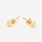 Load image into Gallery viewer, minimalistic gold ball earrings
