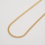 Load image into Gallery viewer, minimalistic gold curb anklet

